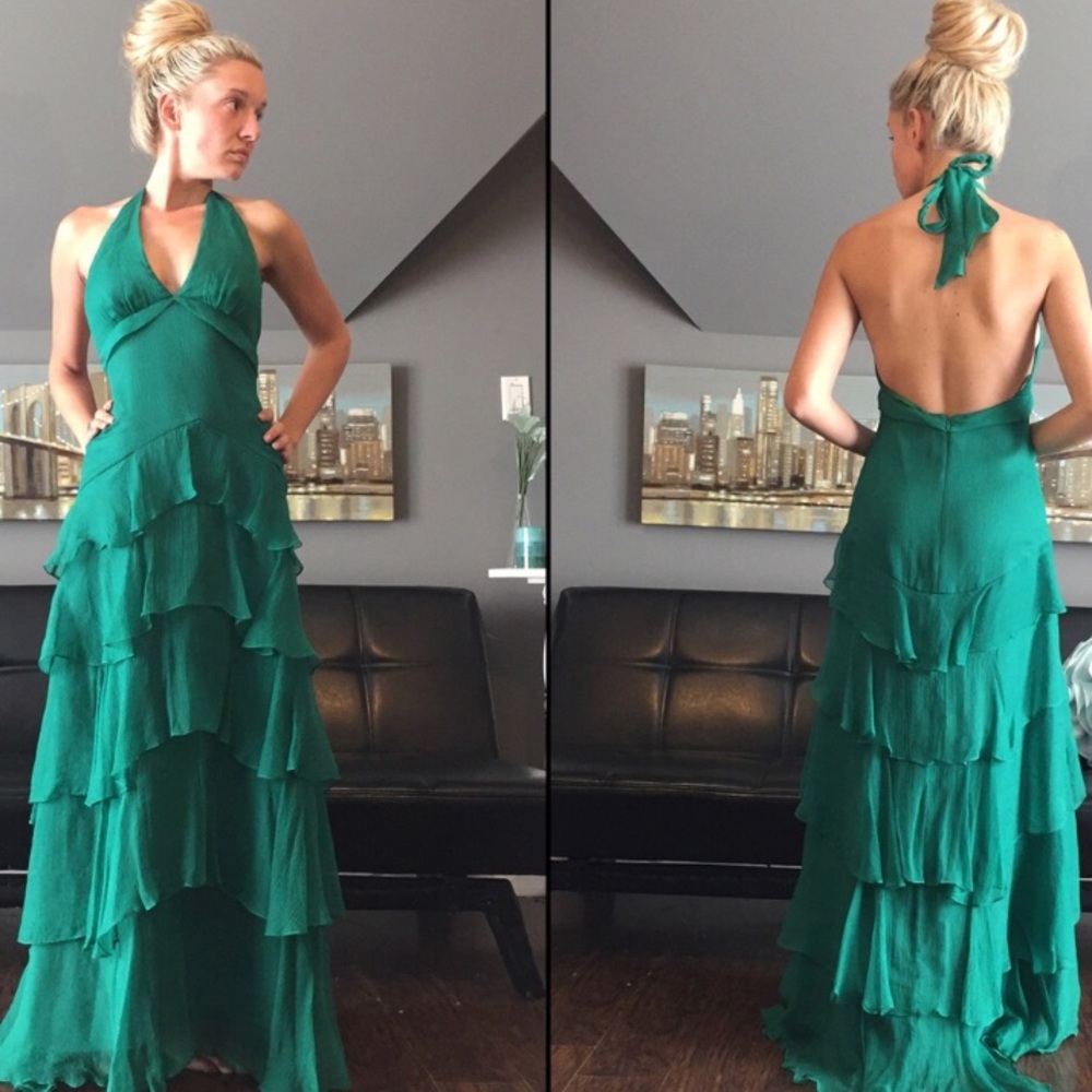 Hunter Green Formal Dress